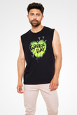 Green Day Siyah Unisex Kolsuz Tişört