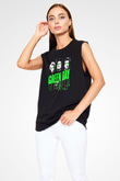 Green Day Siyah Unisex Kolsuz Tişört