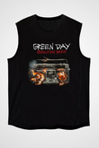 Green Day Siyah Unisex Kolsuz Tişört