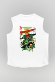 Green Lantern Beyaz Unisex  Kolsuz Tişört