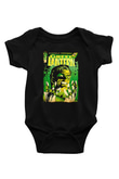 Green Lantern Siyah Bebek Body - Zıbın