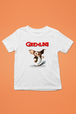 Gremlins Baskılı Beyaz Unisex Çocuk Tişört