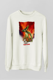 Gremlins Beyaz Unisex Sweatshirt