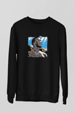 Gucci Mane Baskılı Unisex Siyah Sweatshirt