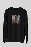 Gucci Mane Baskılı Unisex Siyah Sweatshirt