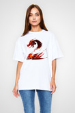 Guild Wars Beyaz Unisex Oversize Tişört T-Shirt