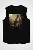 Guild Wars Siyah Unisex Kolsuz Tişört