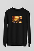 Guild Wars Siyah Unisex Sweatshirt