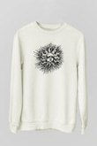 Güneş Beyaz Unisex Sweatshirt