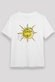 Güneş Beyaz Unisex Tişört T-Shirt - TişörtFabrikası