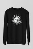Güneş Siyah Unisex Sweatshirt