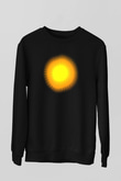 Güneş Siyah Unisex Sweatshirt