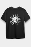 Güneş Siyah Unisex Tişört T-Shirt - TişörtFabrikası