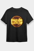Güneş Siyah Unisex Tişört T-Shirt - TişörtFabrikası