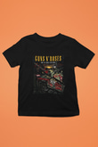 Guns N’ Roses Baskılı Siyah Unisex Çocuk Tişört