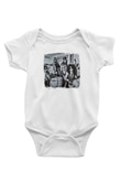 Guns N' Roses Baskılı Unisex Beyaz Bebek Body - Zıbın