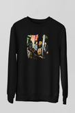 Guns N' Roses Baskılı Unisex Siyah Sweatshirt