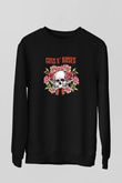 Guns N' Roses Baskılı Unisex Siyah Sweatshirt