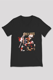 Guns N' Roses Baskılı Unisex Siyah V Yaka Tişört