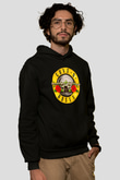 Guns N' Roses Siyah Unisex Kapşonlu Sweatshirt