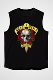 Guns N’ Roses Siyah Unisex Kolsuz Tişört
