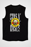 Guns N’ Roses Siyah Unisex Kolsuz Tişört
