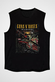 Guns N’ Roses Siyah Unisex Kolsuz Tişört