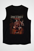 Guns N’ Roses Siyah Unisex Kolsuz Tişört