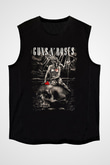 Guns N’ Roses Siyah Unisex Kolsuz Tişört