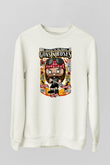 Guns'n Roses Axl Rose Baskılı Unisex Beyaz Sweatshirt