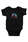 Güreş - Wrestle Baskılı Unisex Siyah Bebek Body - Zıbın