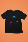 Hacker Baskılı Unisex Siyah Çocuk Tişört - Tshirt