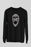 Hacker Baskılı Unisex Siyah Sweatshirt