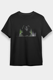Hacker Baskılı Unisex Siyah Tişört - Tshirt