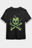 Hacker Baskılı Unisex Siyah Tişört - Tshirt
