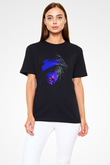 Hacker Baskılı Unisex Siyah Tişört - Tshirt