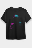 Hacker Baskılı Unisex Siyah Tişört - Tshirt