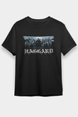 Haggard Baskılı Unisex Siyah Tişört - Tshirt