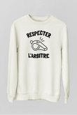 Hakem Beyaz Unisex Sweatshirt