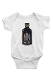 Halloween Baskılı Beyaz Unisex Bebek Body - Zıbın