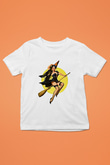 Halloween Baskılı Beyaz Unisex Beyaz Çocuk Tişört - Tshirt