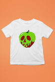 Halloween Baskılı Beyaz Unisex Beyaz Çocuk Tişört - Tshirt