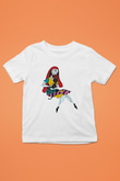 Halloween Baskılı Beyaz Unisex Beyaz Çocuk Tişört - Tshirt