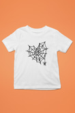 Halloween Baskılı Beyaz Unisex Beyaz Çocuk Tişört - Tshirt