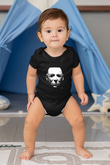 Halloween Baskılı Siyah Bebek Body - Zıbın
