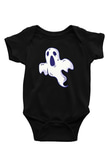 Halloween Baskılı Unisex Siyah Bebek Body - Zıbın