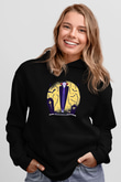 Halloween Baskılı Unisex Siyah Hoodie