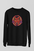 Halloween Baskılı Unisex Siyah Sweatshirt