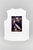 Halloween Beyaz Unisex Kolsuz Tişört