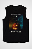 Halloween Siyah Unisex Kolsuz Tişört